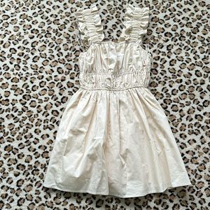 Cream English factory dress size XS